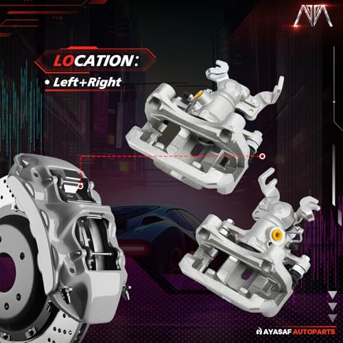 Image of 18B5002 18B5003 Rear Disc Brake Caliper Assembly Set with Hardware