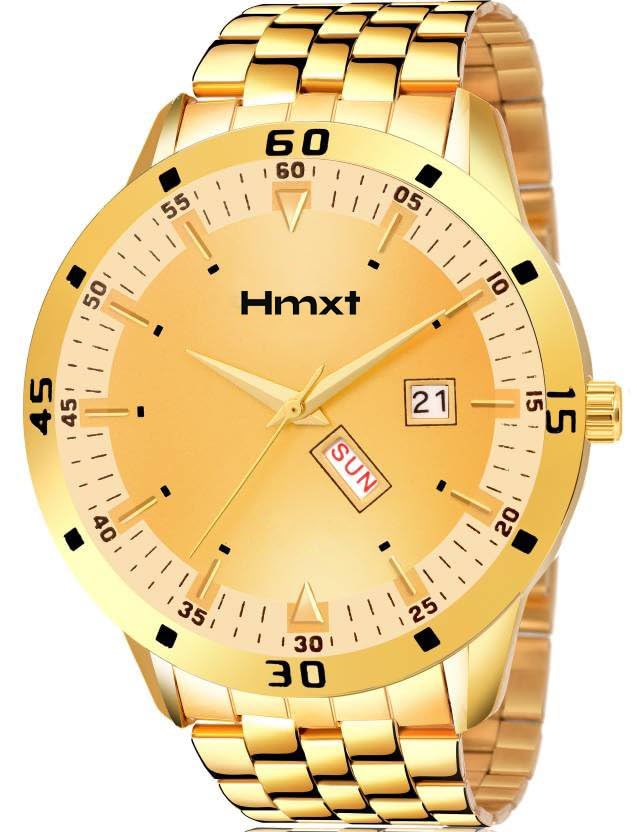 HMXT-114 Glorious Gold Day & Date Series Men's Analog Watch