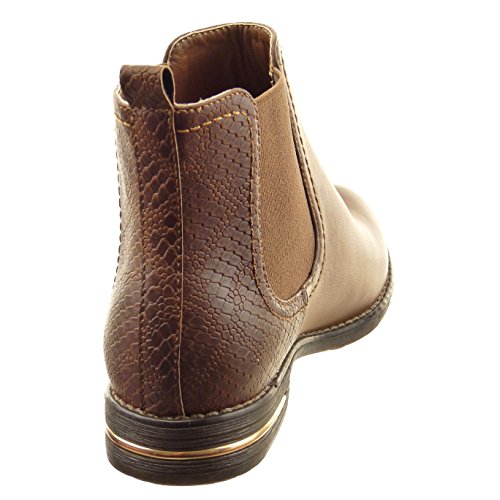 Sopily - Scarpa Moda Stivaletto Chelsea Stivali