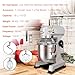 BOSBAK 15 QT Bread Mixer, Commercial Industrial Grade Food Stand Mixer with Stainless Steel Bowl and 3 Types of Mixing Tools, Built for Professional Baking: Effortlessly Handles Large Recipes