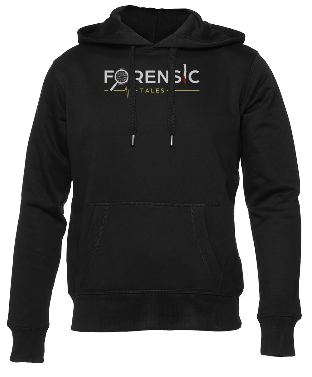 Opowieści Kryminalistyczne Unisex Czarna Bluza Z Kapturem Dla Mężczyzn I Kobiet Unisex Black Sweatshirt Crewneck
