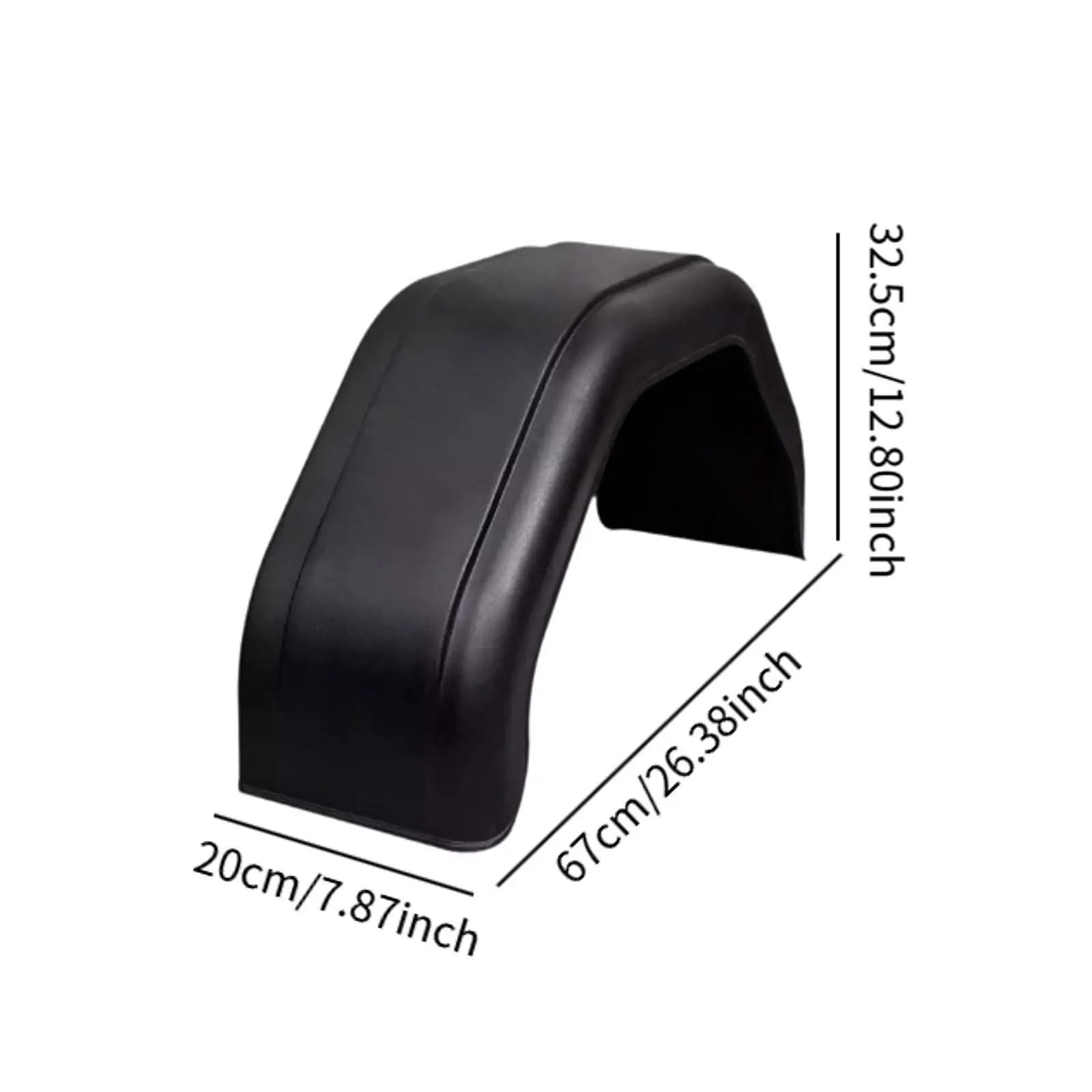 chlapacze do samochodu 2 sztuki Koła przyczepy Błotniki Zamienne części zamienne do przyczep jednoosiowych Prosty montaż(For 14inch 15inch)