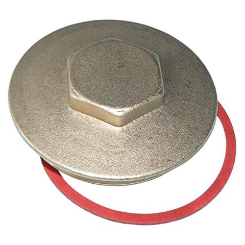 2.1/4" Brass Immersion Heater Plug & Washer Cover