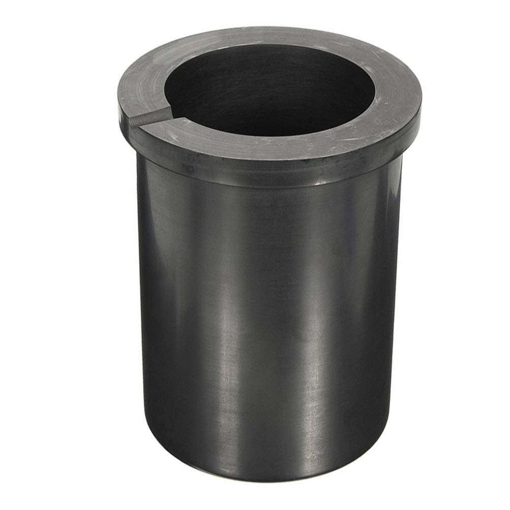 VILLCASE 1pièce Crucible Graphite Pot De Fusion Graphite De Haute Pureté pour Or Cuivre Et Laiton Résistance Thermique Et Contamination Minimale
