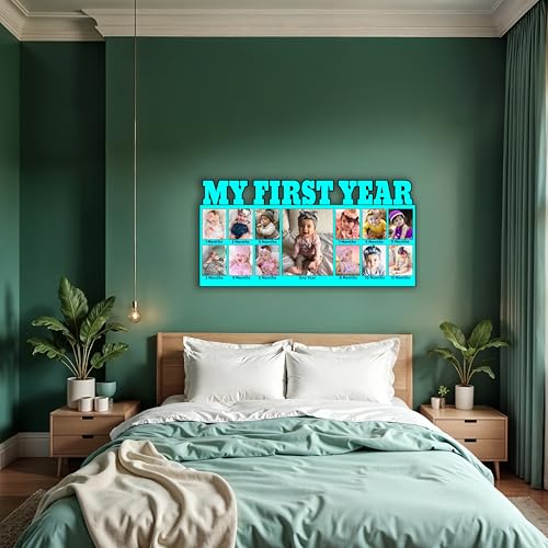 Image of Photo Frames| Customised Frames For Gifts| Home Decor| Frame for Wall| Light Blue Color, Pack Of 1