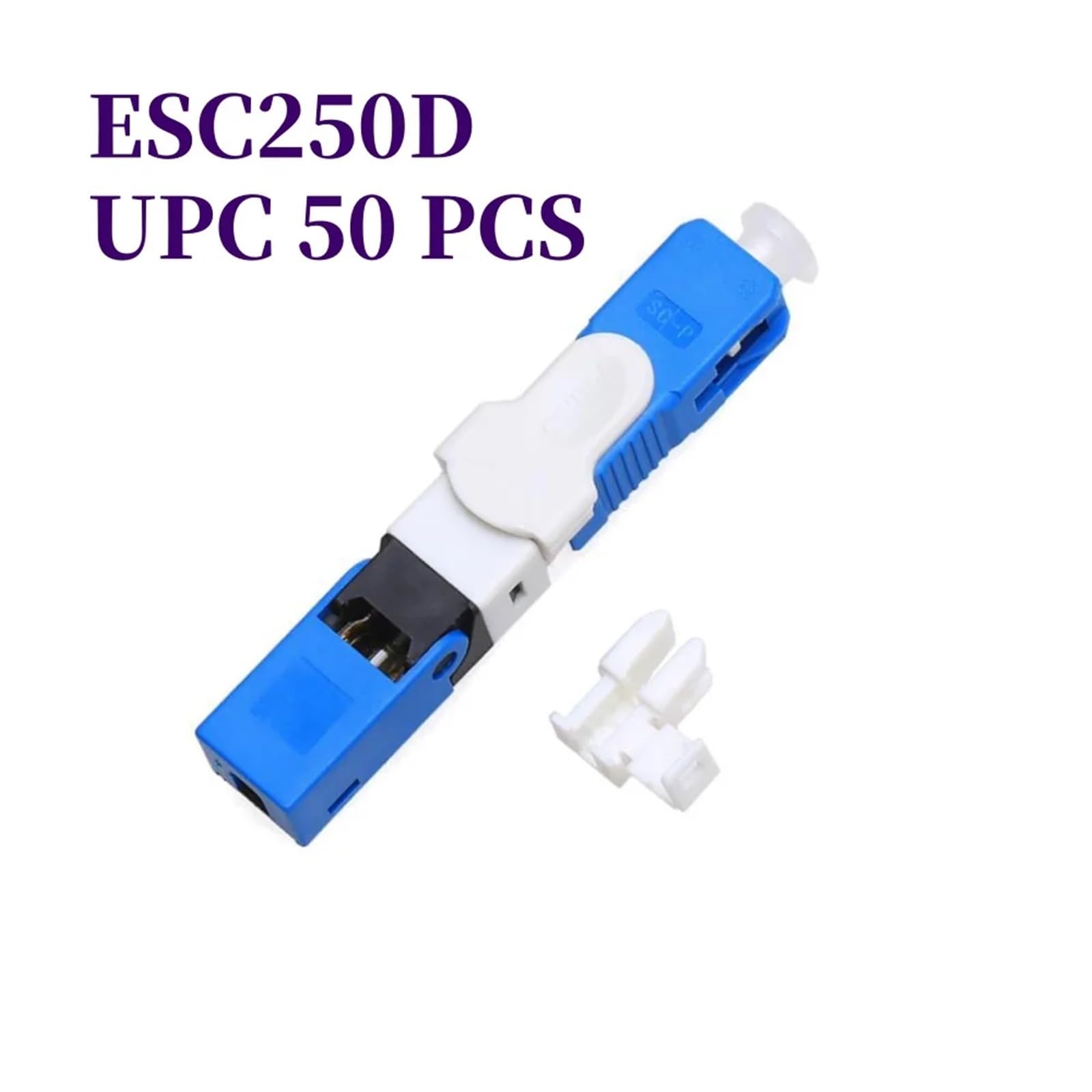 1 connecteur rapide fibre optique SC UPC FTTH ESC250D SC intégré ESC250P(ESC250D upc 50 pcs)