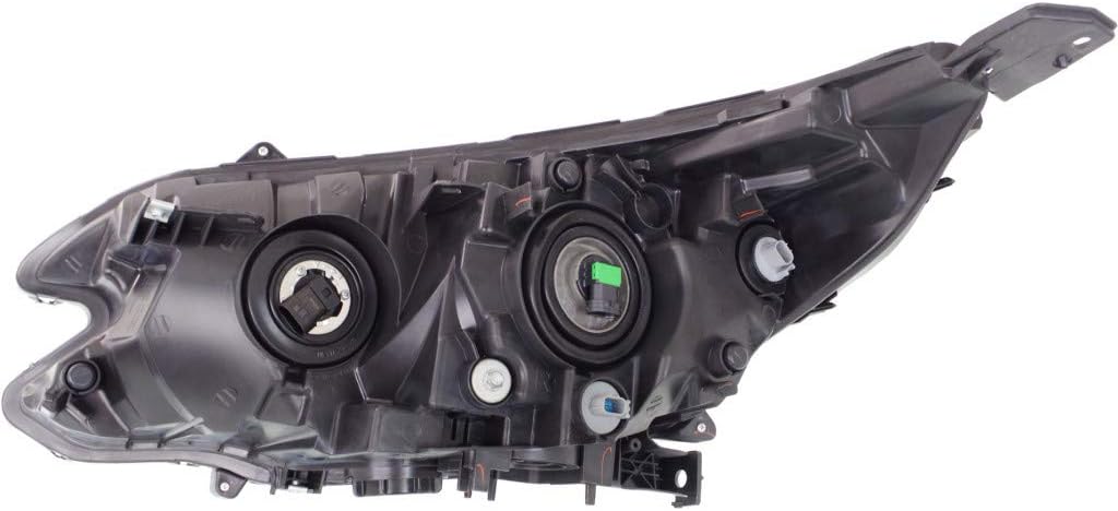 CarLights360: For Honda CR-V Headlight Assembly 2015 2016 Passenger Side DOT w/LED Daytime Running Light DRL HO2503161 (Trim: EX-L | w/DRL | EX | w/DRL | EX | w/DRL)