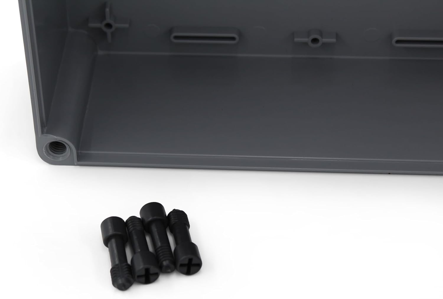 Co. Weather & Dust Proof PS Plastic Junction Conduit Box (1, 12" x 8" x 4")