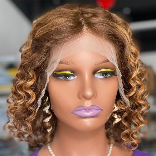 Perruques courtes bouclées pour masquer la perte de cheveux avec naturel - 2