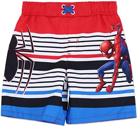 Marvel Avengers Spider-Man Toddler Boys Swim Bathing Suit Red/Blue 2T