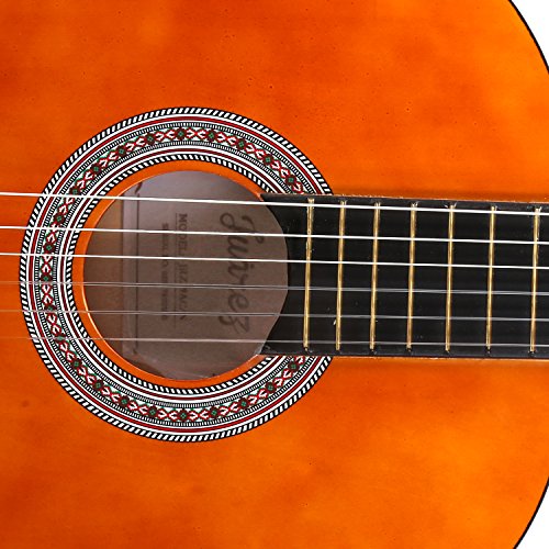 Image of Juarez 39C /N Classical Guitar Full Size Deluxe Nylon Strings, Natural Gloss Finish