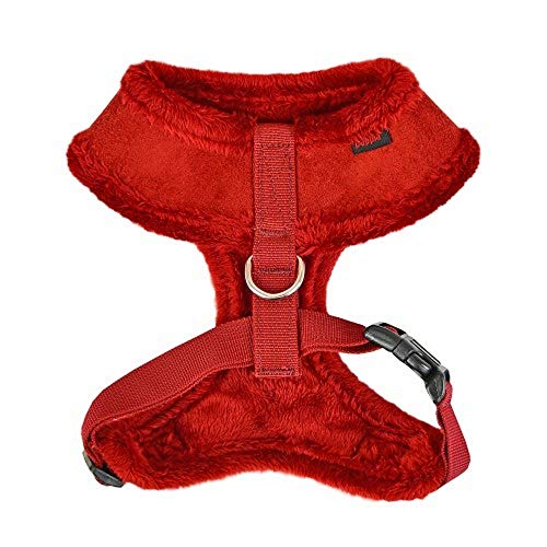 Puppia Terry Dog Harness Over-The-Head Winter Suede Warm No Choke No Pull Training Walking For Small And Medium Dog, Brown, Large #TOP4