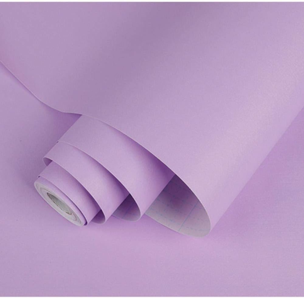 Amazon 簡単貼付シール 壁紙 ウォールステッカー 装飾 背景壁 Pvc 紫 45cm 10m 壁紙