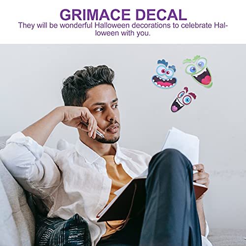 Kisangel 2 sets Halloween pompoen gezicht stickers pompoen decoreren stickers voor feest - Image 8