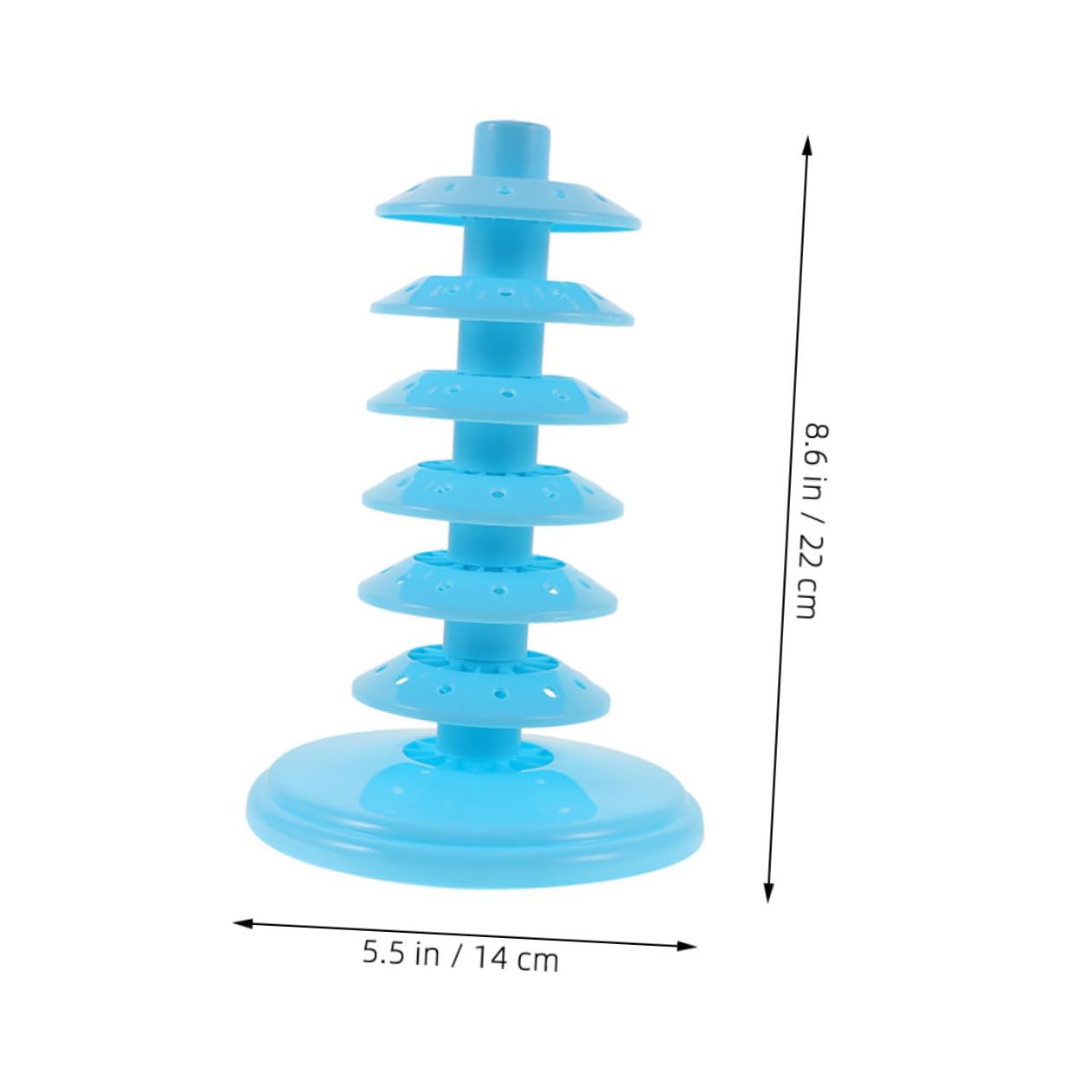 SOLUSTRE 2Pcs Multi Tiered Lollipop Display Holder Vibrant Cake Pop Stand for Weddings Parties Candy Display Rack with Smooth Edges for Safe Use for Retail Events