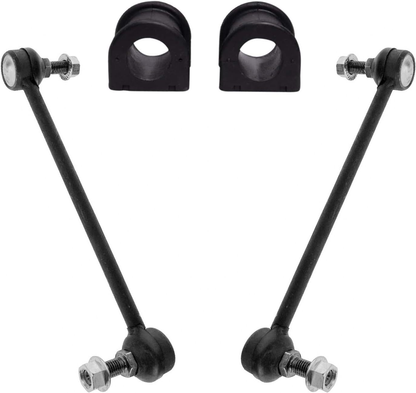 TRQ Front Suspension Kit Sway Bar Bushing Set Sway Bar Stabilizer Link Compatible with 2010-2014 Lexus RX350 2010-2012 RX450h 2008-2019 Toyota Highlander