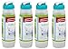 Rubbermaid Refill, Reuse Chug Bottle 32 Ounce Pack of 4
