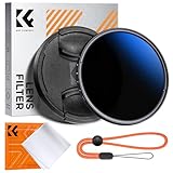 K&F CONCEPT 58mm Variable ND Camera Lens Filter ND2-ND400 (1-9 Stops) + Filter Cap + Cleaning Cloth 18 Multi-Layer Coatings Adjustable Neutral Density Ultra Slim for Camera Lenses(K-Series)