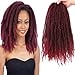 18 Inch Marley Twist Hair For Twists Cuabn Twist Hair Marley Braiding Hair 3 Packs Afro Kinky Curly Crochet Hair Marley Hair For Faux Locs Crochet Hair (18 Inch 3 Packs, TBug)