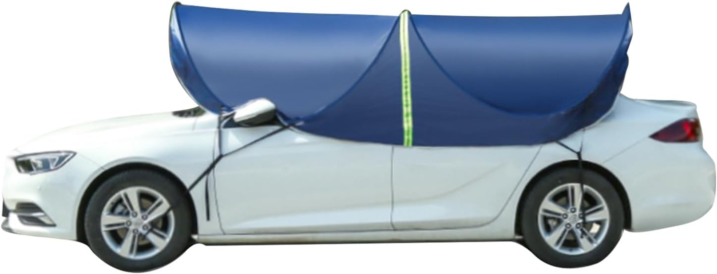 車のサンシェードルーフ - 車のテント,完全に暑い夏のアンチUVワイヤレス制御、取り外し可能な充電器付きの車両傘、SUV、ミニバン、