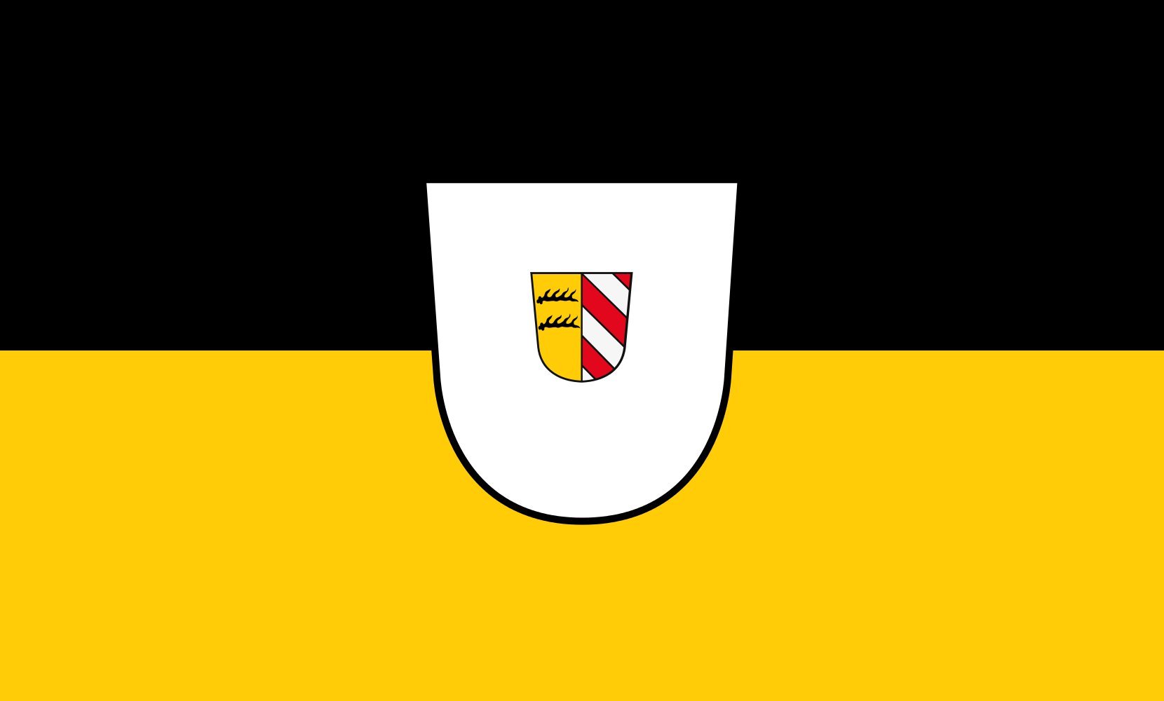 Drapeau paysage Alb-Donau-Kreis pour décorer vos événements régionaux
