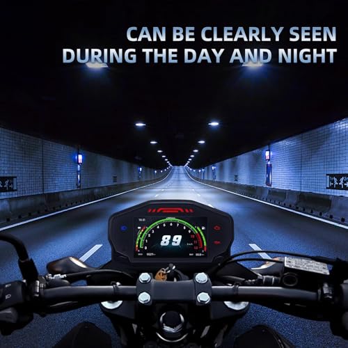 Compteur vitesse moto universel tachymètre odomètre écran TFT