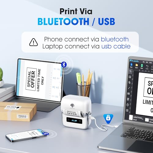Phomemo AU-M250-WH Label Maker Machine thumb #1