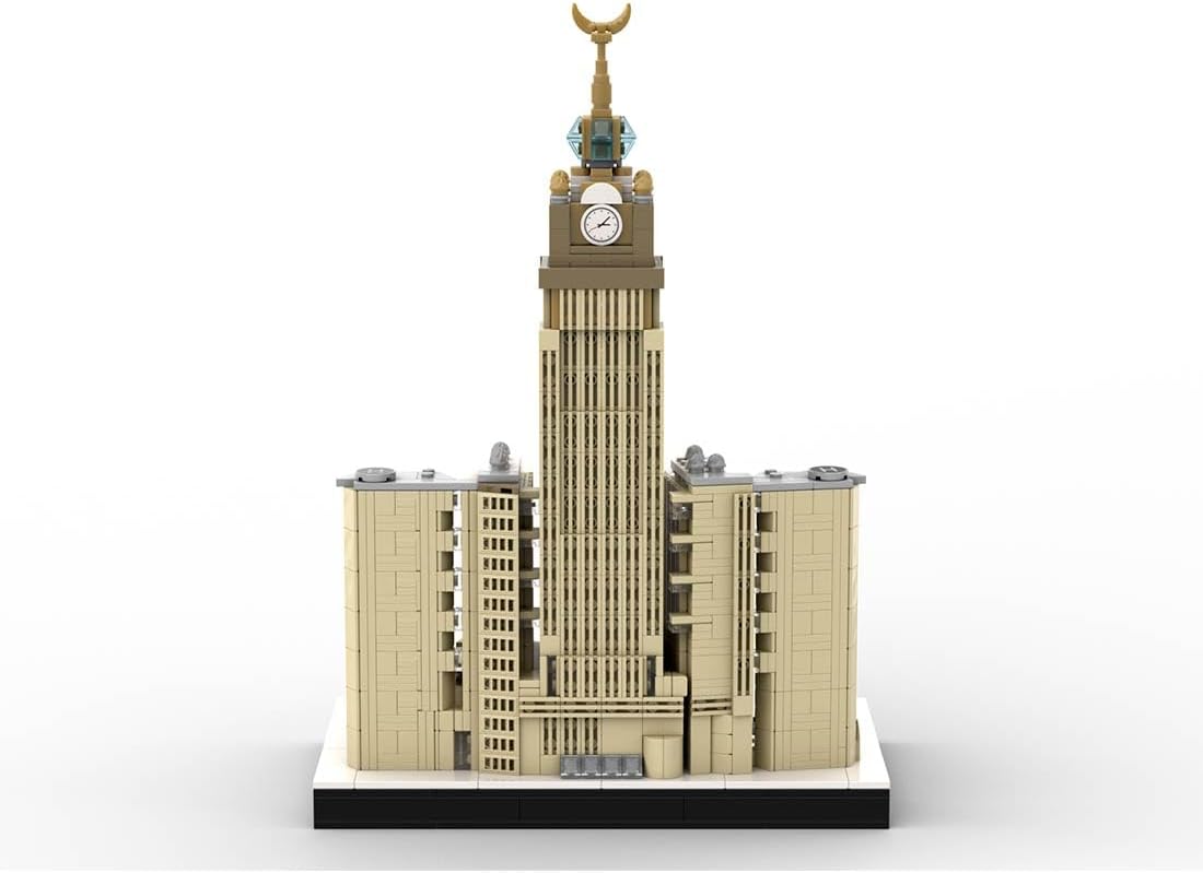 Architecture Mecca Royal Clock Tower Building Blocks, 1:2000 Modular House Building Set, 1738 Pieces Street View Bricks for Adults, Modular Building Authored by Taters