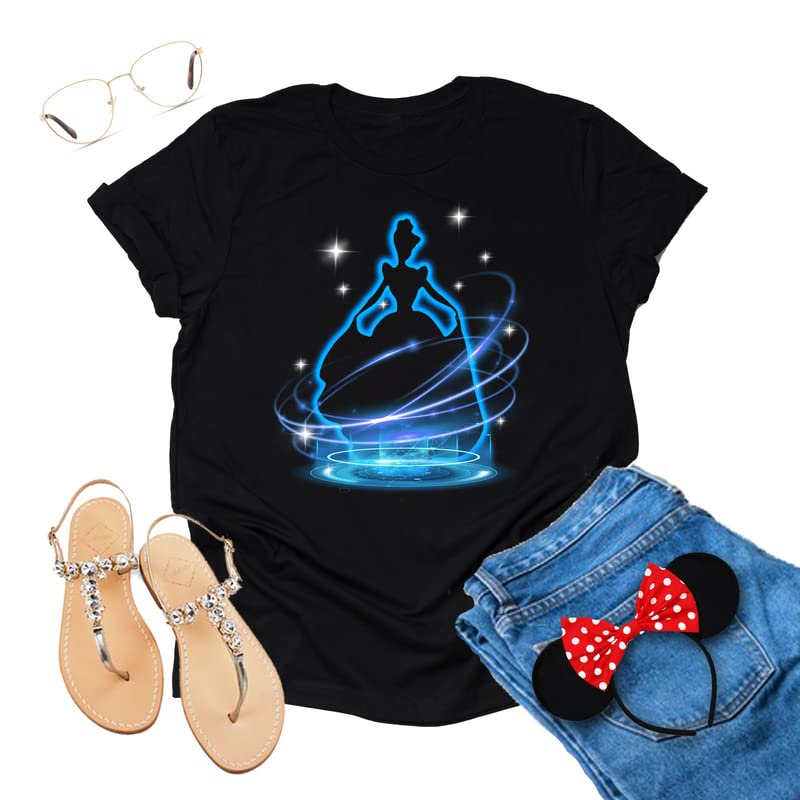 Cinderella Shirt, Cinderella Glow Vacation Shirt Casual Short Sleeve3