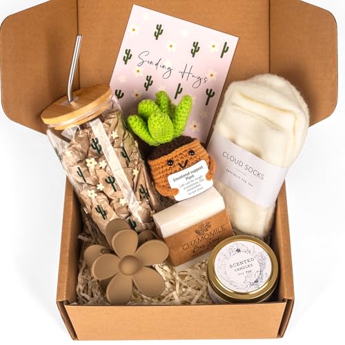Self Care Get Well Care Package for Women - Birthday Gifts for Women Feel Better Soon Basket, Sympathy and Thinking of You Gifts After Surgery Recovery