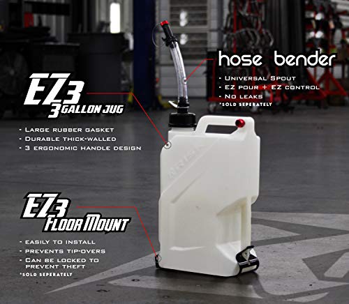 Risk Racing 00144 White Utility Jug #TOP6