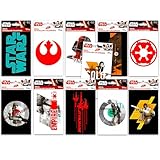 究極のディズニースターウォーズステッカーセット - 11パックスターウォーズデカールバンドルディズニーステッカーノートパソコン、壁、車など用 | スタイルは異なる場合があります
