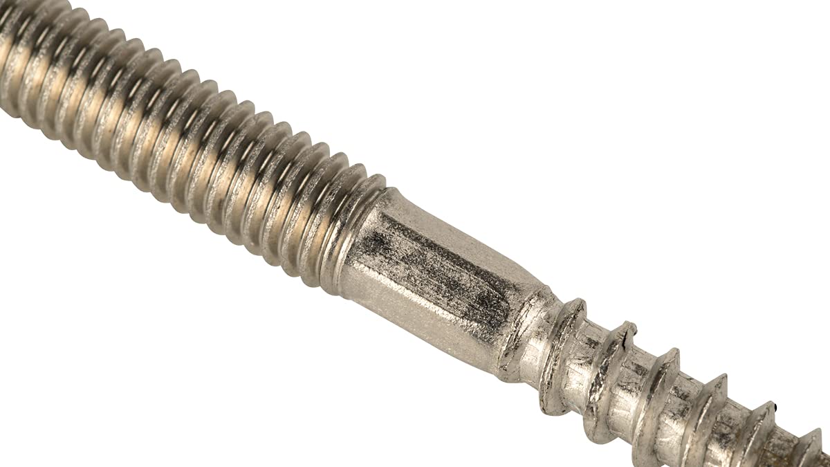 Desa 12120808 - Double Screw Thread M8 x 80 Stainless A2, Black/White - Image 3