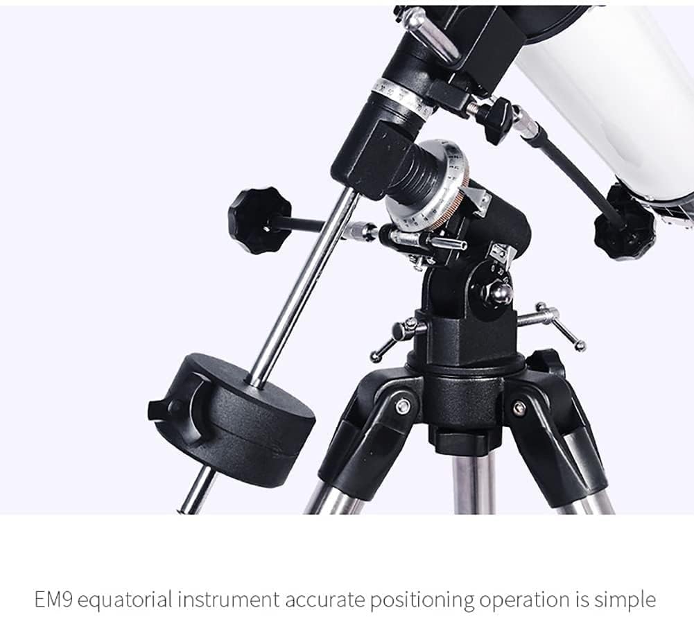 LSLYTQ Refractors Ideal Telescope for Beginners 90mm Aperture 1000mm Astronomical Refractor Telescope with Smartphone Adapter Backpack Refractors Fast and Convenient Focusing