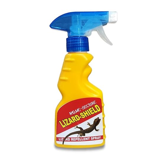 Home-Secure Lizard Shield Organic Lizard Repellent Spray Made With Plants Oil | Natural Non Toxic | Irritant-Free, Chemical-Free | Baby-Safe, Skin-Safe Plant-Safe | Lizard Killer For Home | Insect Repellent | Insect Killer - (280ML, Pack of 1)