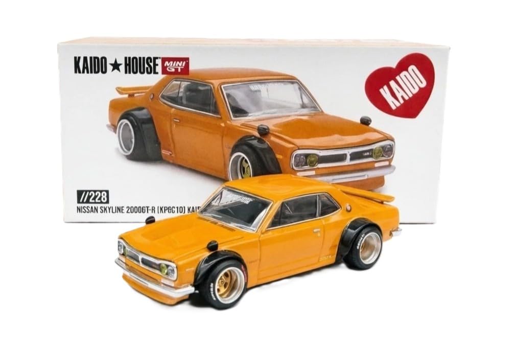 Amazon | ダイカストモデルカー Kaido House x Mini GT 1:64 日産