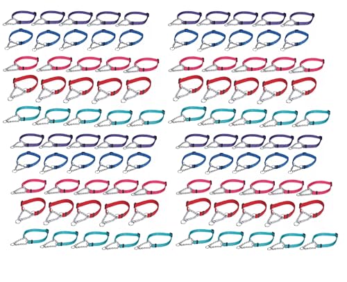 Dog Collar Chain Martingale Bulk Packs Vet Shelter Rescue Makes Great Donations (Medium - 100)