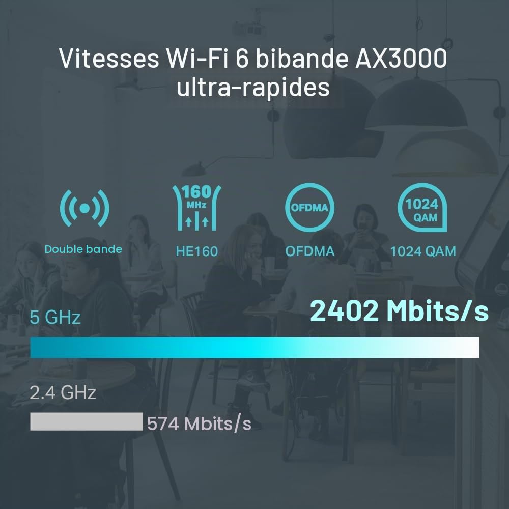 TP-LINK Omada ER706W V1 - Router wireless Switch a 4 porte
