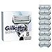 Price comparison product image Gillette SkinGuard Sensitive Razor Blades Men, Pack of 8 Razor Blade Refills with Precision Trimmer, Fits Fusion Handles