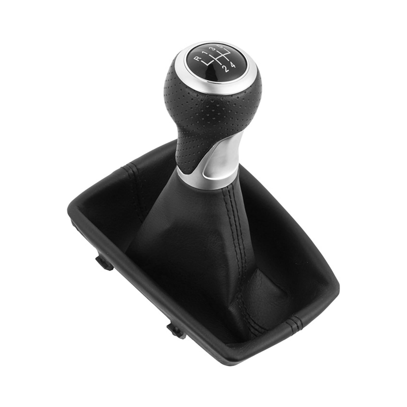 Aimazom Car Gear Shift Knob for Audi A4 S4 B8 8K A5 8T Q5 8R 5 Speed Manual Gear Shift Knob Handle for Modification and Replacement(A)
