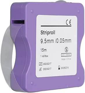 Dental Film Matrix Strips Roll,Dental Film Matrix Strips,Dental Clear Matrix Bands Polyester High Elasticity Restore Contact Point Film Matrix Strips Roll