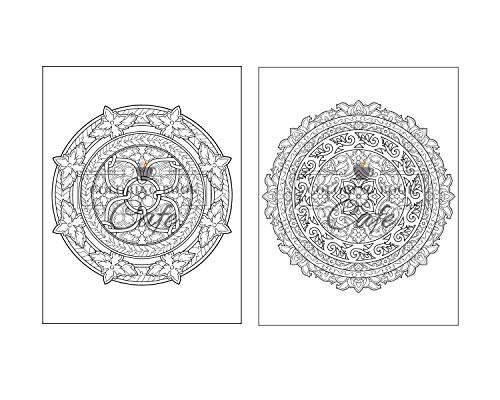 125 Mandalas: An Adult Coloring Book Featuring 125 of the World's Most Beautiful Mandalas for Stress Relief and Relaxation - Image 43
