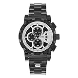 Montre pour Femme à mouvement Quartz - Bracelet en Acier inoxydable Noir