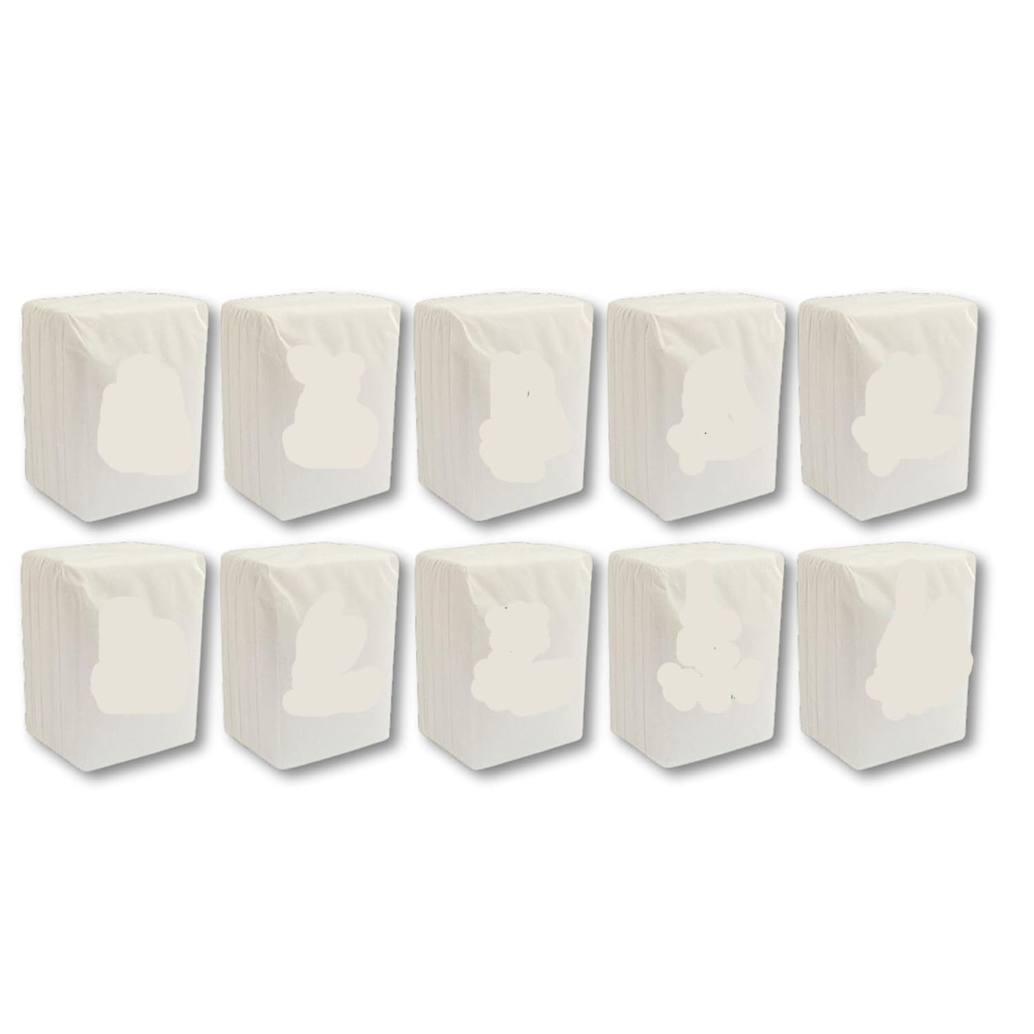 tissue refill, 1000 sheets, pack of 10 | tissue refill for tissue boxes, home, office and everyday use | 1000 sheets, pack of 10