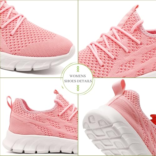 Image of Running Shoes for Women Slip On Tennis Walking Sneakers Sport Fashion Casual Workout Gym Athletic Hiking Nurse Non Slip Lightweight Breathable Trainers