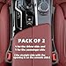 Axutous Car Seat Gap Filler Universal for Car SUV Truck Interior Accessories Seat Gap Plug Organizer Blocker with Storage Slot Black Pack of 2