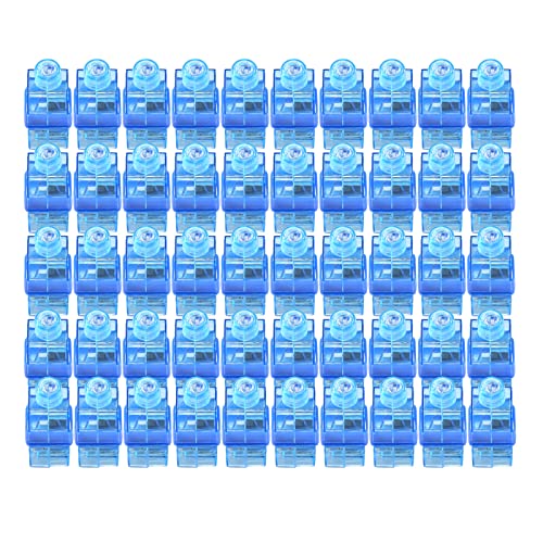 CALIFORNIA CADE ELECTRONIC Finger Lights-50Pcs Finger Flashlights for Kids Adult Glow Party Favors Party Supplies Bulk - LED Finger Light for Valentines Day Easter Egg Hunt Halloween Christmas - Blue