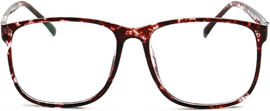 YULON Unisex Retro Fashion Frame/Plain Glass Spectacles(K6)