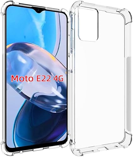 Funda para Moto E22 4G, Moto E22i 4G, TPU suave silicona antiarañazos, a prueba de golpes, funda protectora para Motorola Moto E22 4GE22i 4G