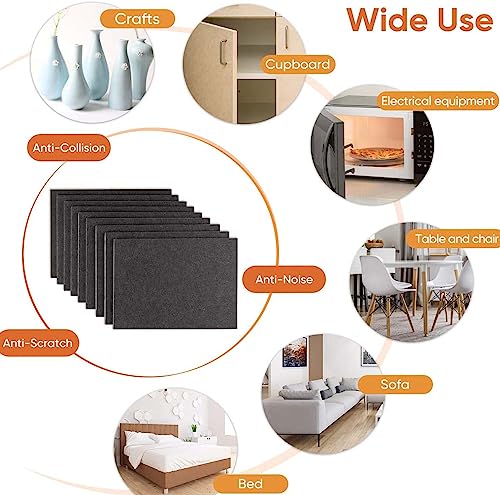 Image of DIY Crafts 1.5 inch x 5 inch, Non-Slip Furniture Pads Rubber Furniture Pads Ideal Furniture Grippers Self-Adhesive Furniture Grips for Furniture Feet Non-Skid Furniture Pad Floor Protector (20)